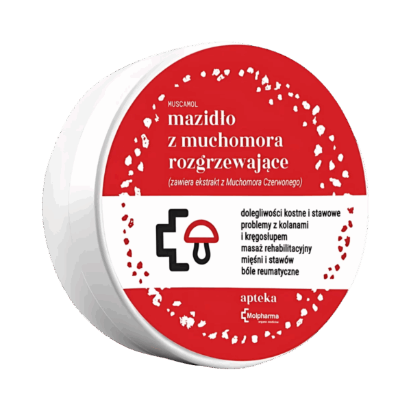 Mazidło z muchomora rozgrzewające