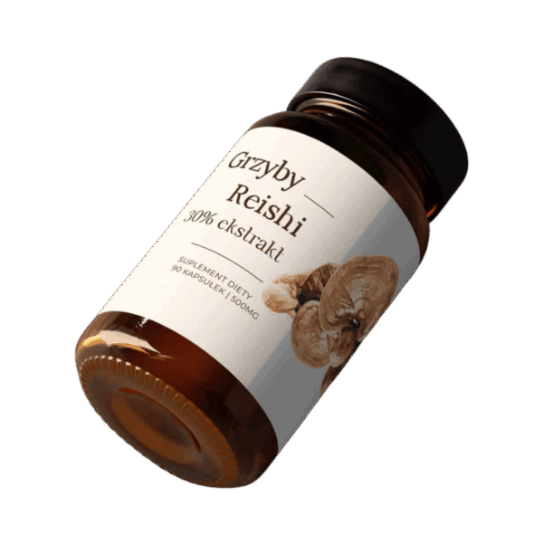Grzyby Reishi 90 kaps. 500mg